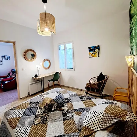 Дом отдыха 43 M2 2 Epis - A 400m - Parking Jardin Terrasse Wifi Сис-Фур-Ле-Пляж